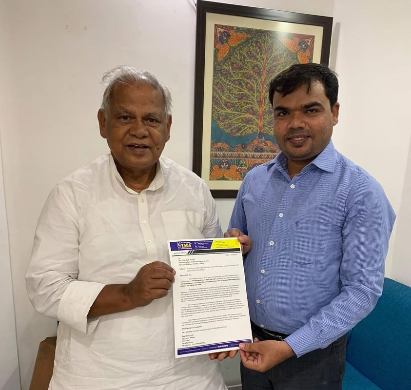 Jitan Ram Manjhi, Union Minister for MSME | Former Chief Minister of Bihar, during an interaction with Tara Institute